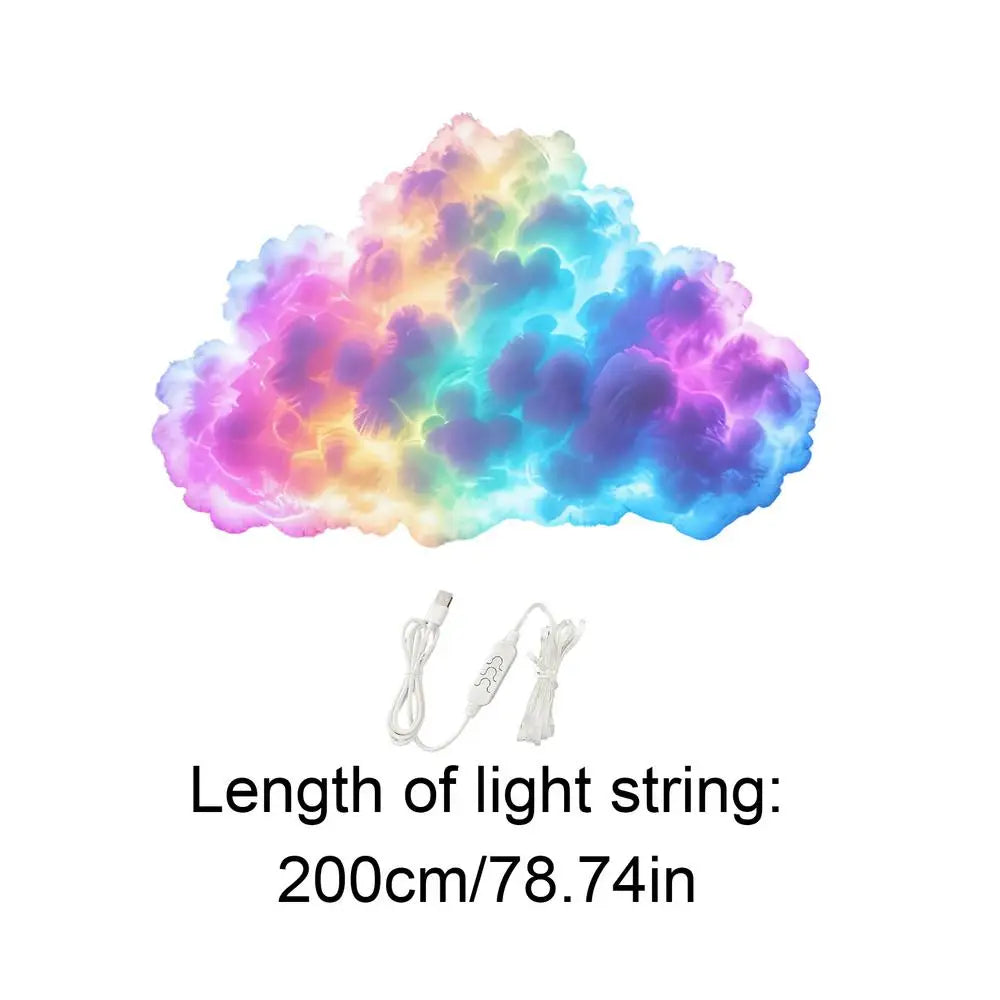 Cloud LED Light for Bedroom DIY Aesthetic Mood Light3D Ceiling Lamp Color Changing Light,Cool Stuff for Playroom,Kids Room Decor