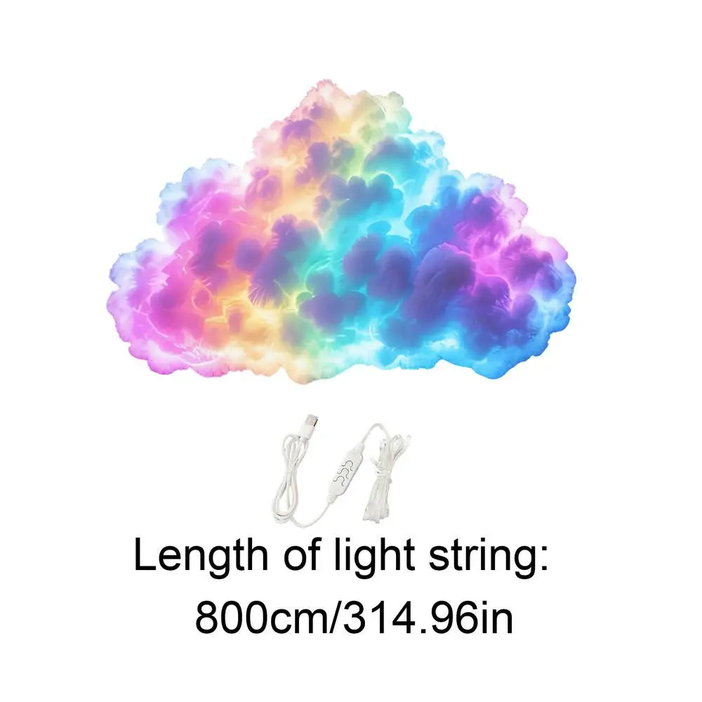 Cloud LED Light for Bedroom DIY Aesthetic Mood Light3D Ceiling Lamp Color Changing Light,Cool Stuff for Playroom,Kids Room Decor