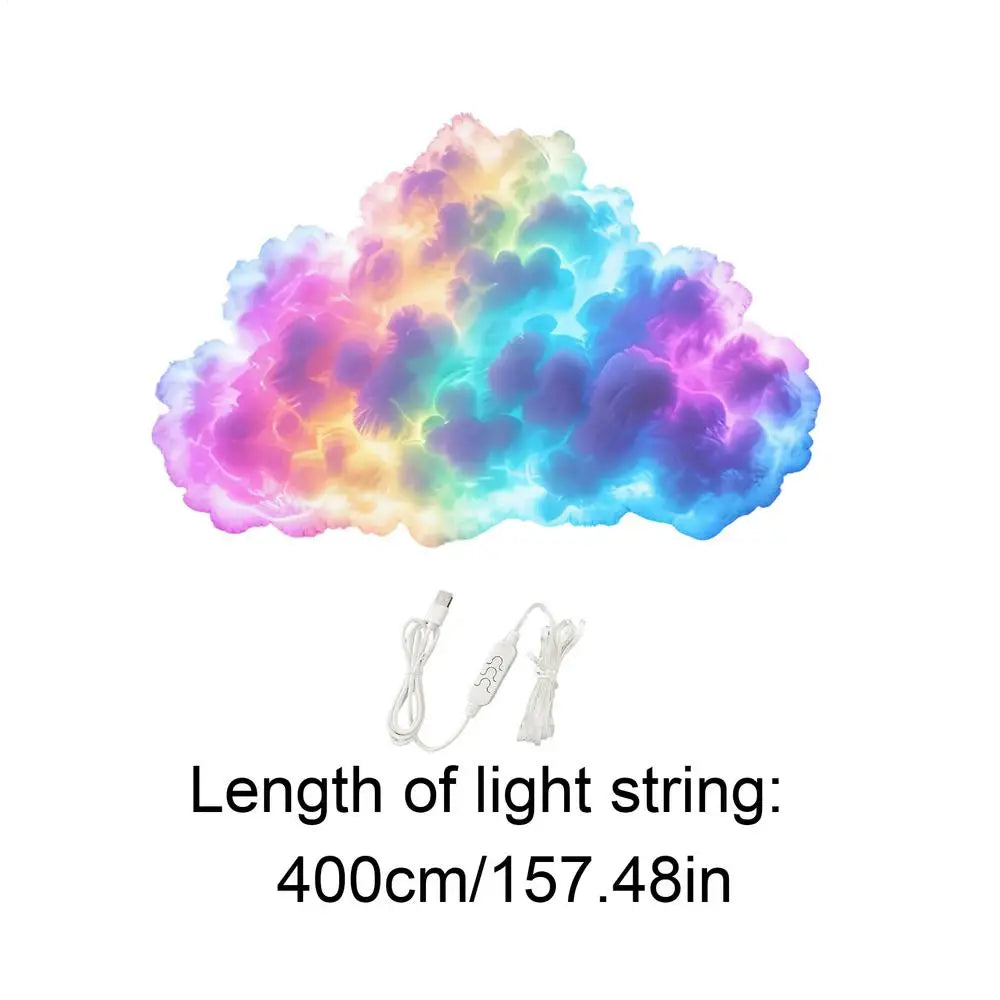 Cloud LED Light for Bedroom DIY Aesthetic Mood Light3D Ceiling Lamp Color Changing Light,Cool Stuff for Playroom,Kids Room Decor